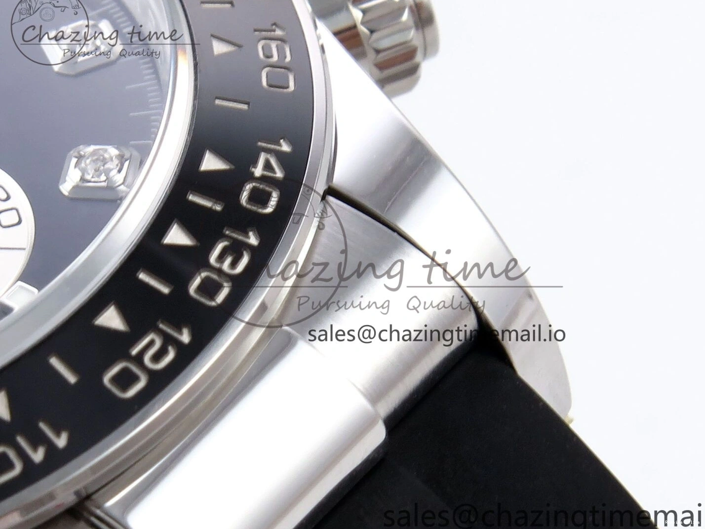 0417 EyeCatching Daytona 126519 LN APSF 1:1 Best Edition Black Diamonds Dial on Oysterflex Strap SH4131（Gain Weight） 1027